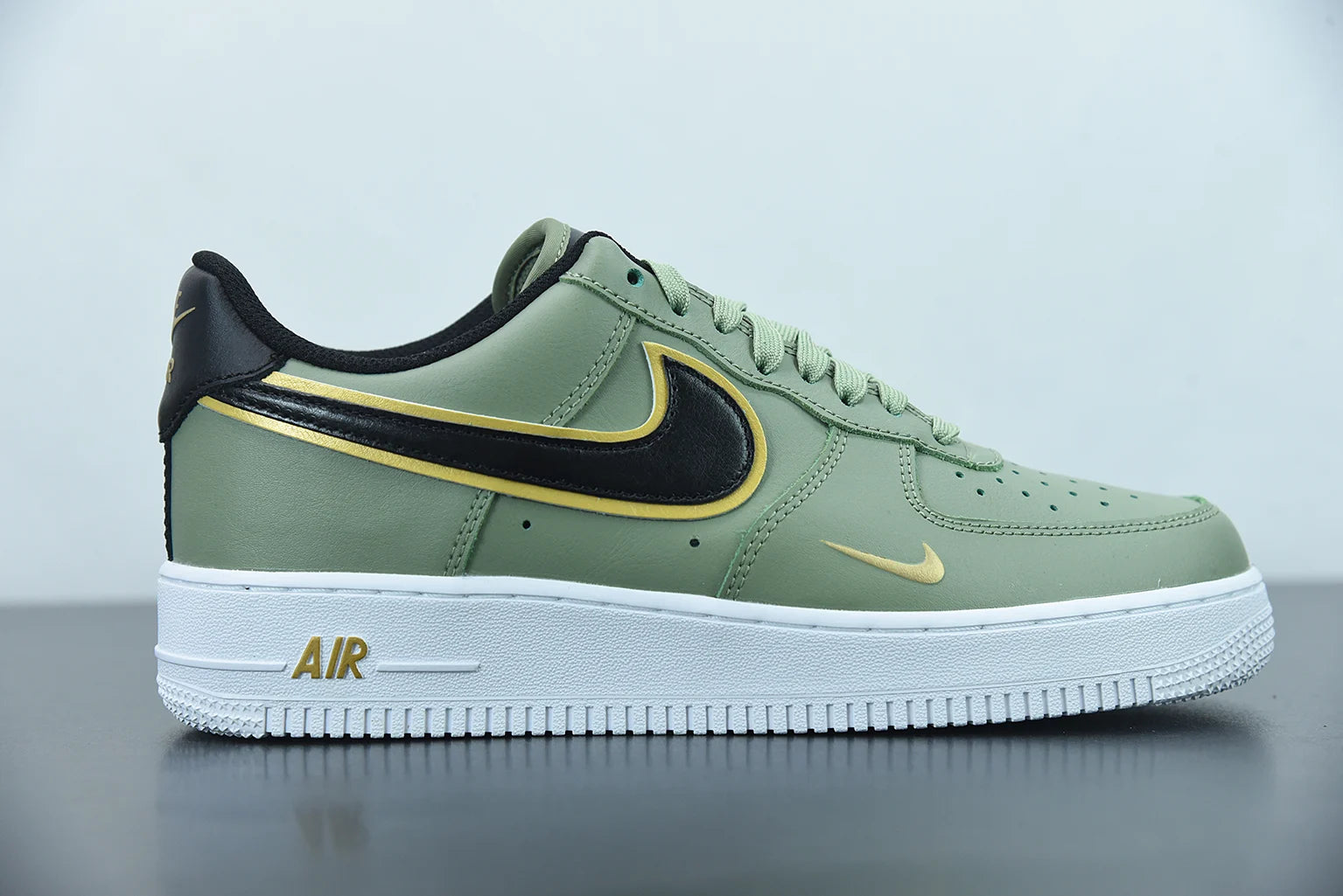 Air Force 1 Low '07 LV8 Double Swoosh Olive Gold Black
