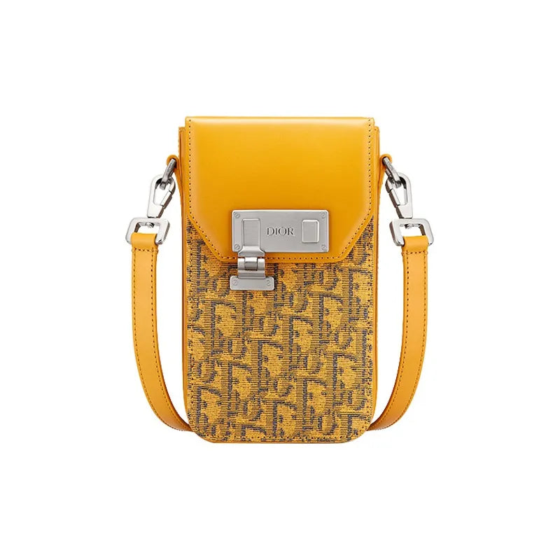DIOR Men Lock Crossbody Bag