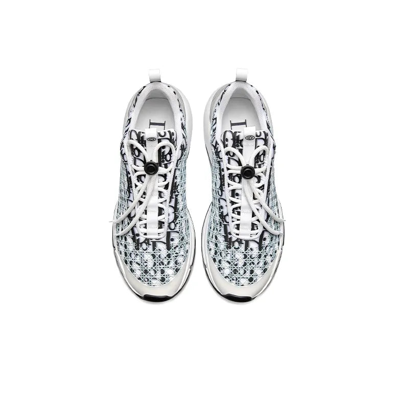 Dior B24 Oblique Cannage Motif White