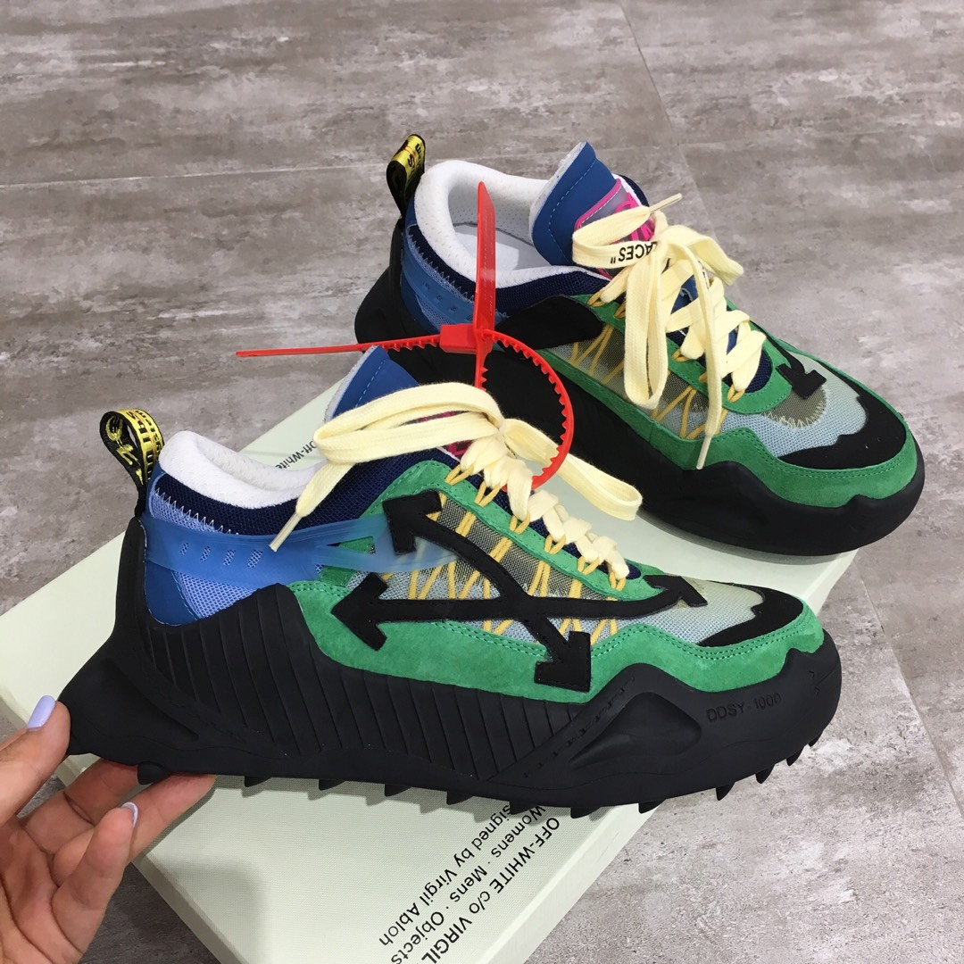 Off-white odsy Green/Black/Bleu