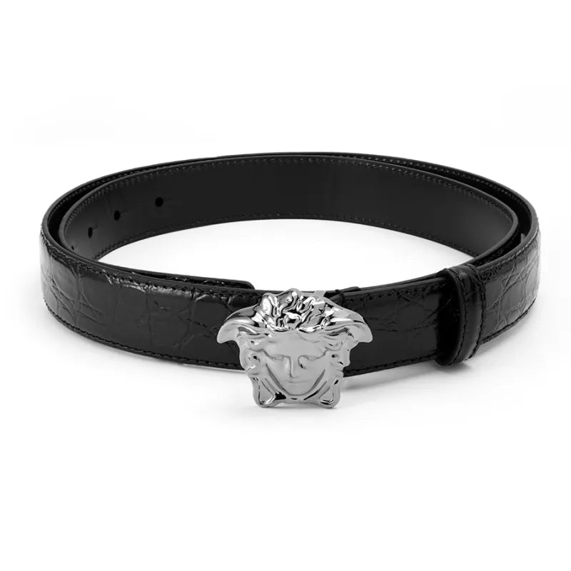 VERSACE Men Medusa Leather Belt