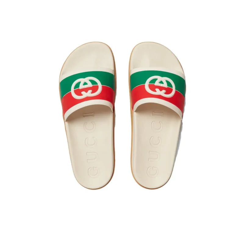 Gucci Slide Interlocking G Orange