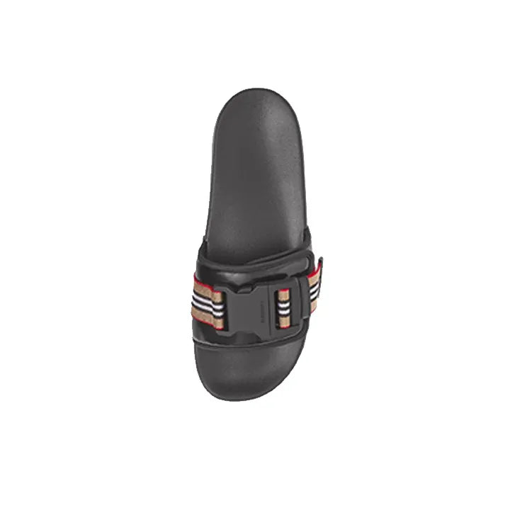Burberry Fastener Slides Icon Stripe