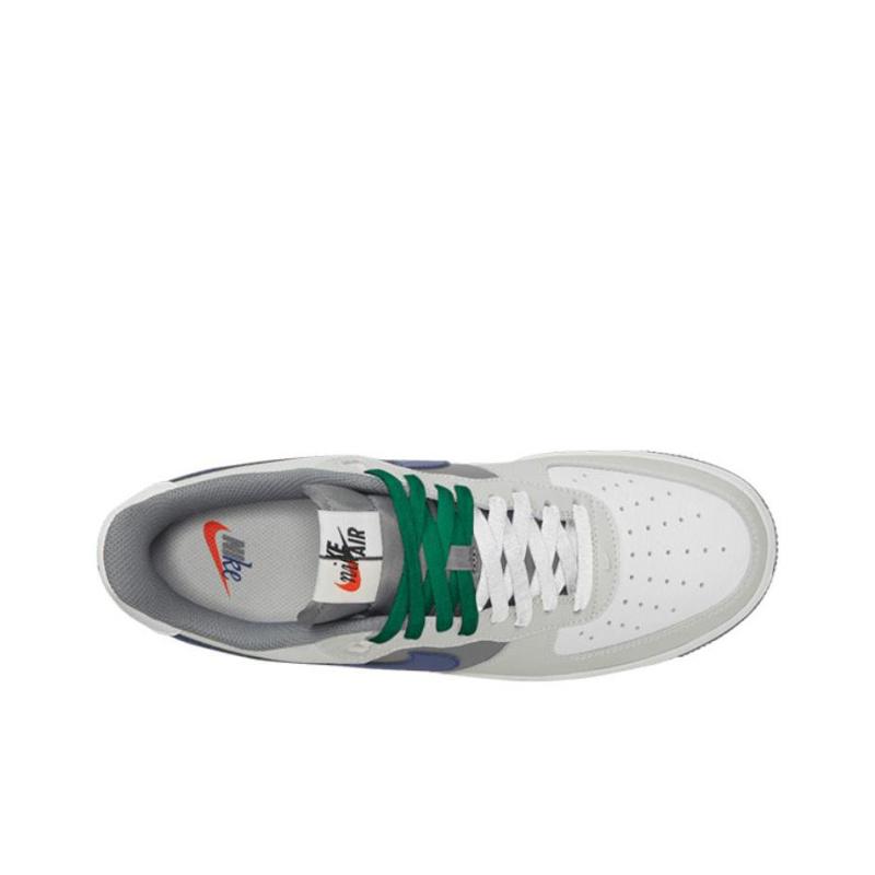 Nike WMNS Air Force 1 LOW '07 LV8 split plata claro azul marino oscuro