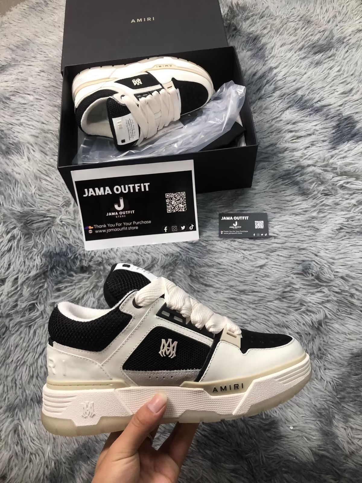 Amiri  MA-1 Leather Sneakers
