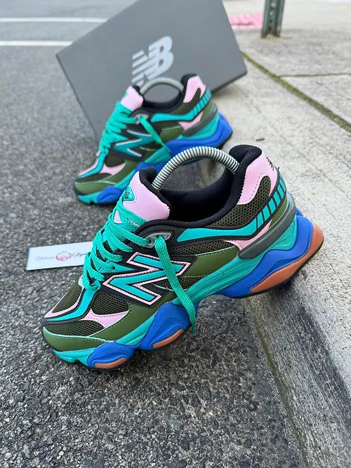 NEW BALANCE 9060 CUSTOM AQUA BLUE