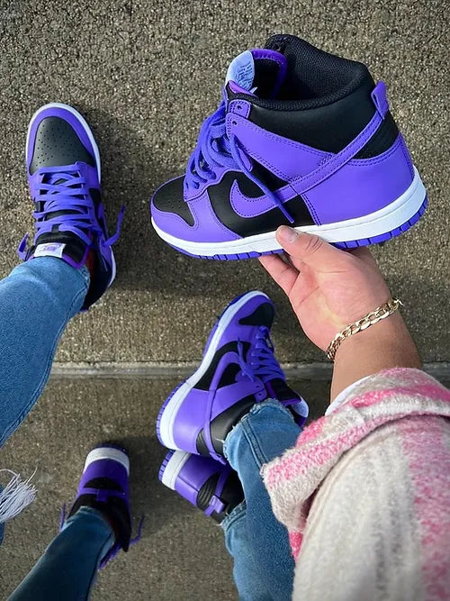 NIKE DUNK HIGH VIOLET NOIR