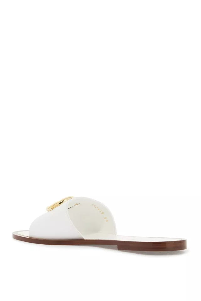 Dolce & Gabbana White Dg Logo Slides