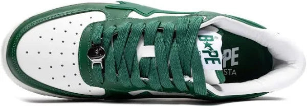 BAPE Green White Sta OS Sneakers